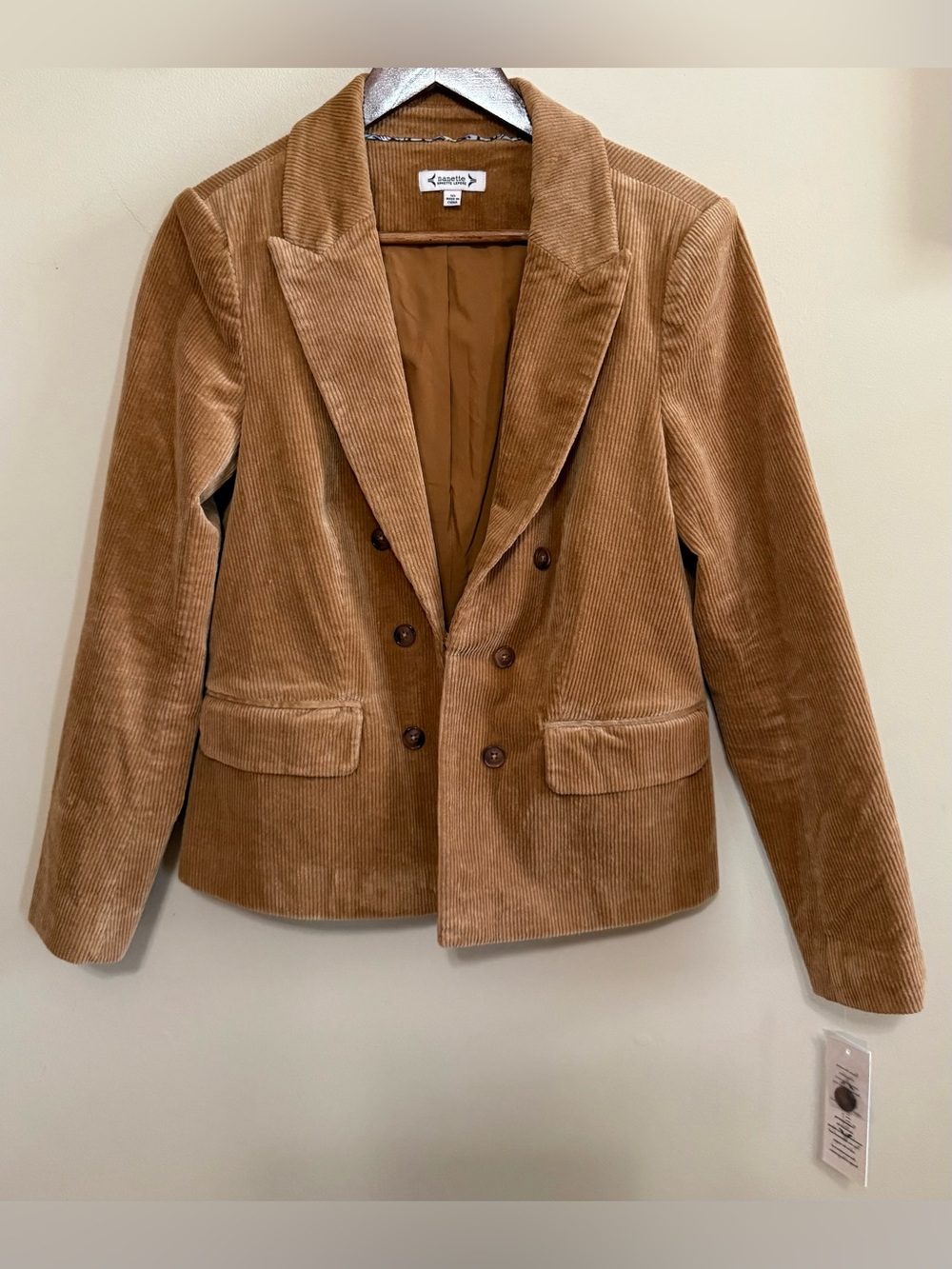 NWT Nanette Lepore Women’s Corduroy Blazer In Sz 10